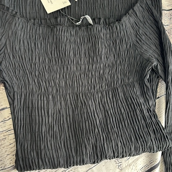 NWT Zara black off the shoulder, tight party dress - Picture 2 of 7